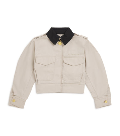 Veste en coton à col contrasté Givenchy Kids Harrods (4-12+ ans) - Acheter en ligne sur McGrocer