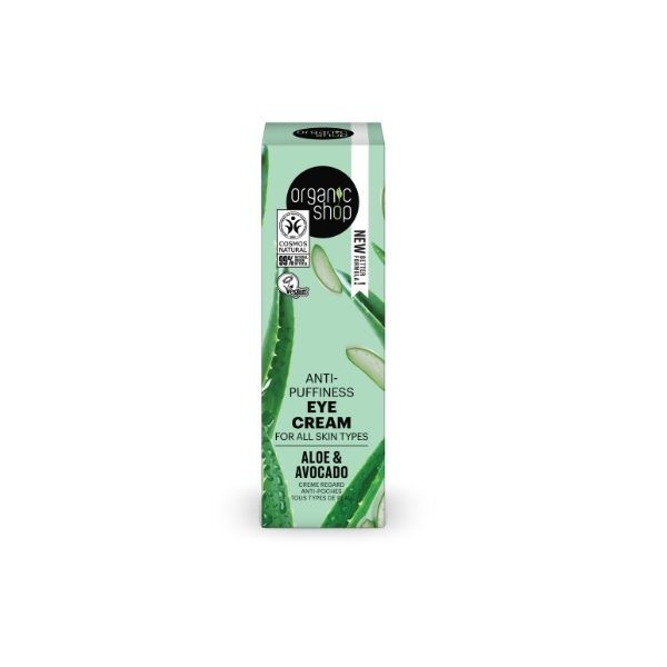 Organic Shop anti-puffiness eye cream 30ml all skin types (British brand)