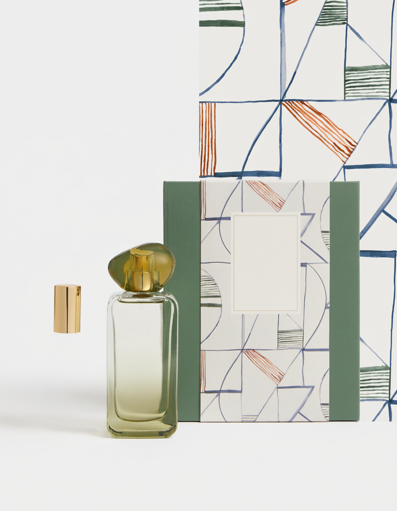 Wild Bergamot Eau de Parfum Set with 50ml and 10ml bottles, imported from the UK