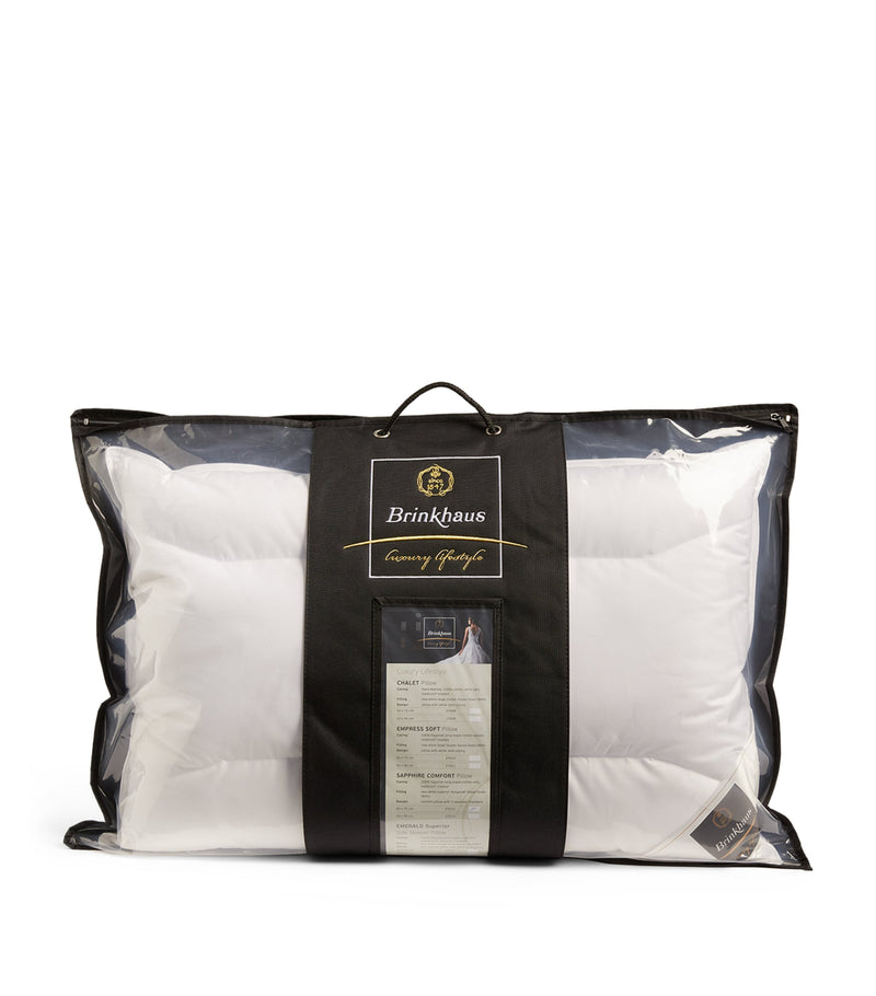 Brinkhaus Sapphire 90% goose down pillow 50cm x 75cm (British brand)