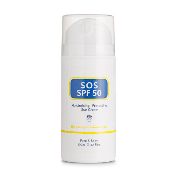SOS SPF 50 Sun Cream Face 100ml (British brand)