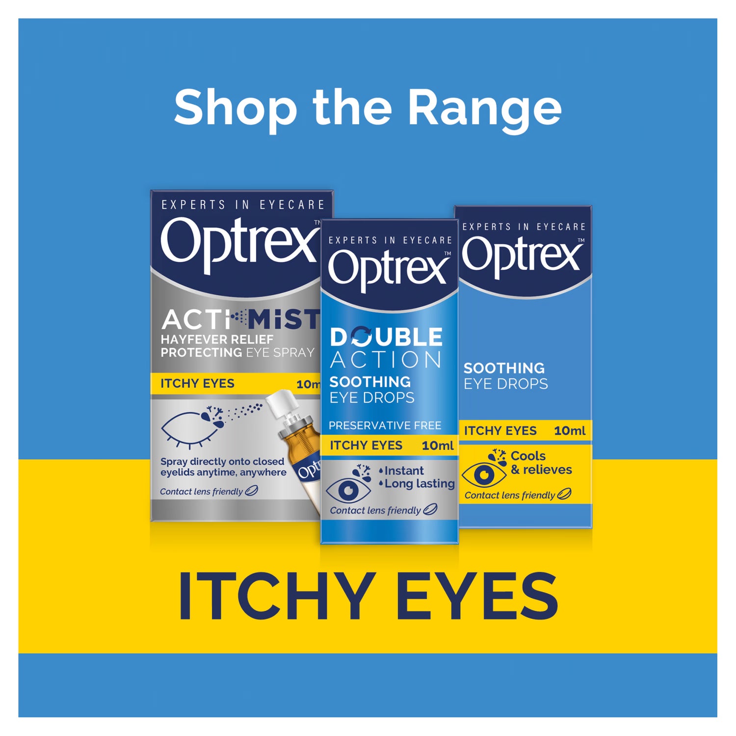 Optrex soothing eye drops for itchy eyes (British brand)