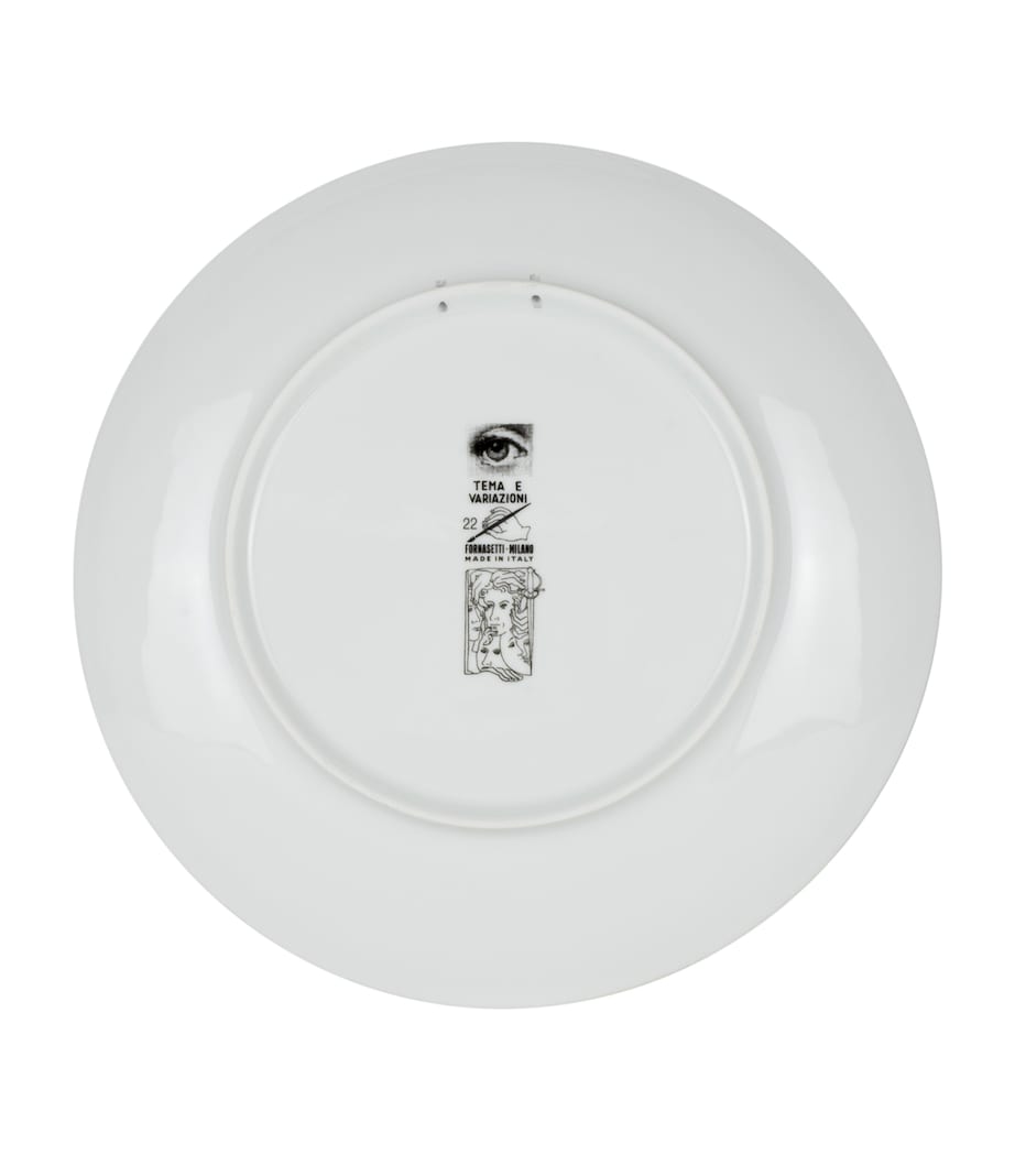 Fornasetti wall plate No.22 26cm, UK version