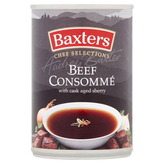 Baxters Chef Selections, Beef Consomme Soup 400g Soups Sainsburys   