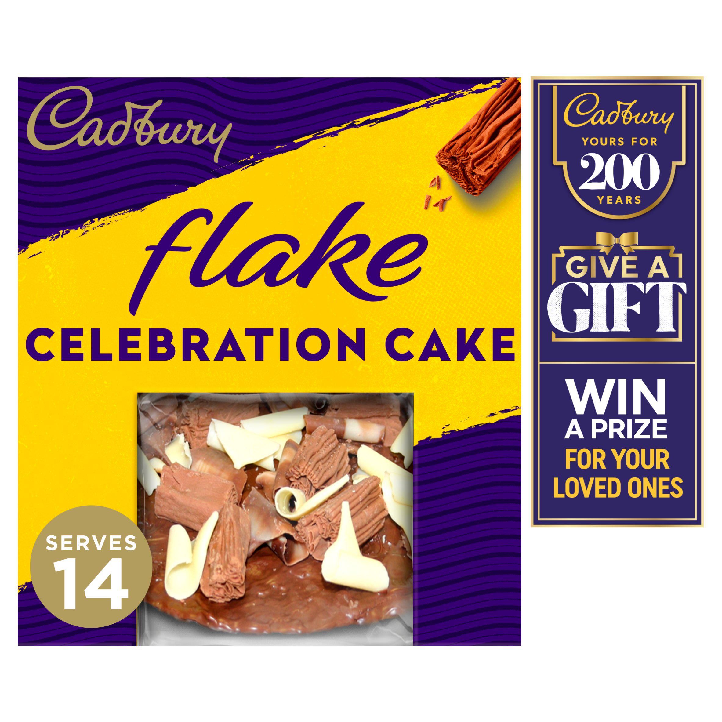 Cadbury Birthday Celebration Flake Chcocolate Cake 960g (Serves 14)