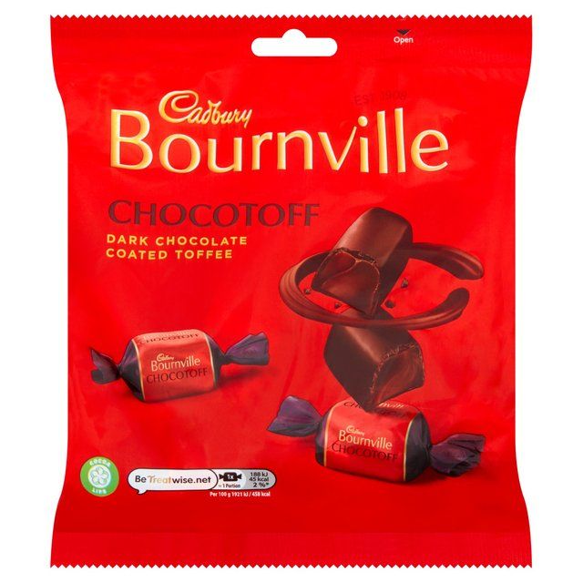 Cadbury Bournville Chocotoff Dark Chocolate Toffee Bag Default Title