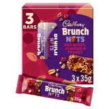 Cadbury Brunch Nuts Red Berry Almond &amp;amp; Peanut Bars 3x35g