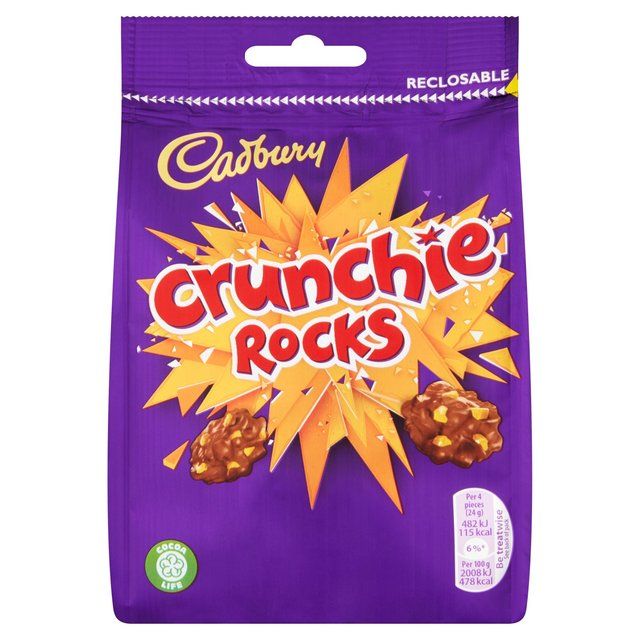 Cadbury Crunchie Rocks Chocolate Bag