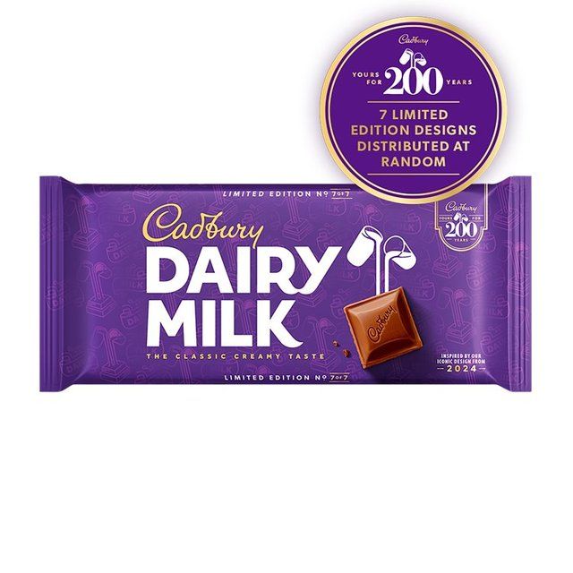 Cadbury Dairy Milk Chocolate Bar   180g