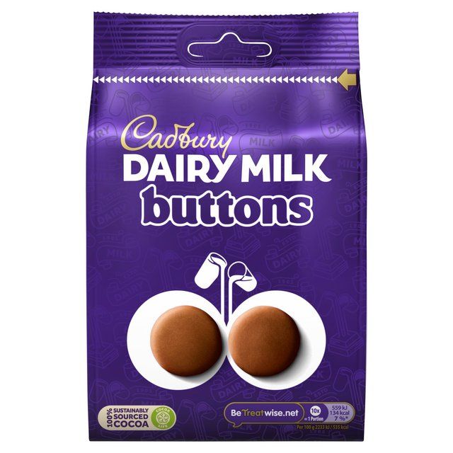 Cadbury Dairy Milk Chocolate Buttons Bag    119g