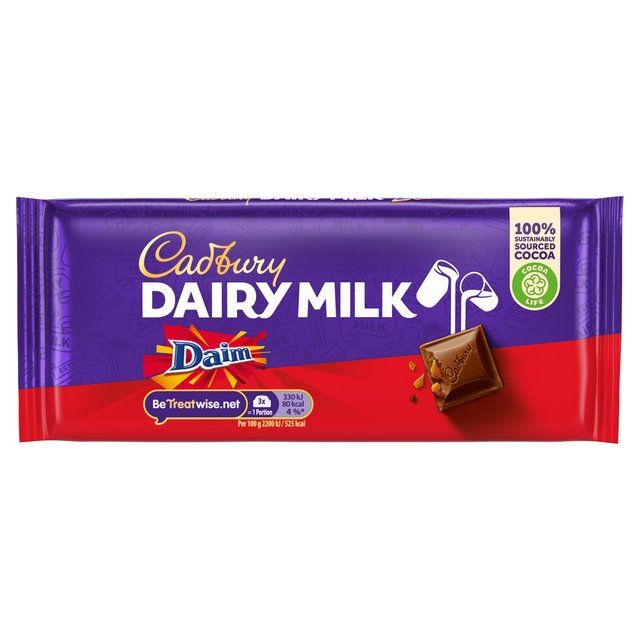 Cadbury Dairy Milk Daim Chocolate Bar