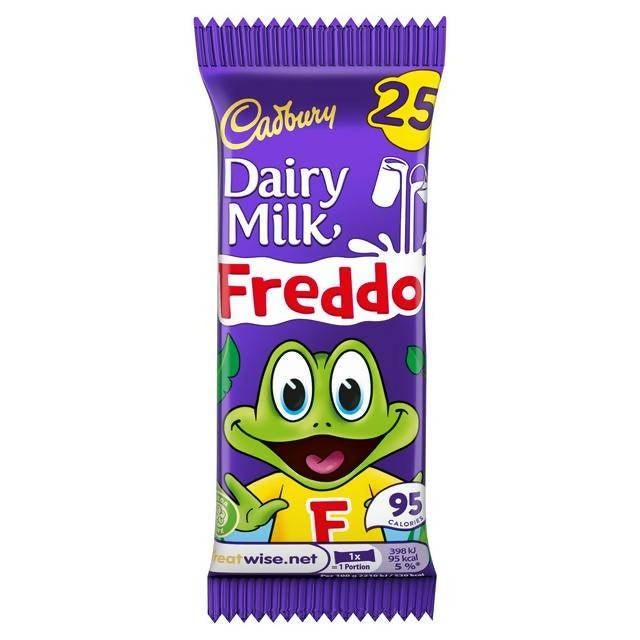 Cadbury Dairy Milk Freddo Chocolate Bar 18g