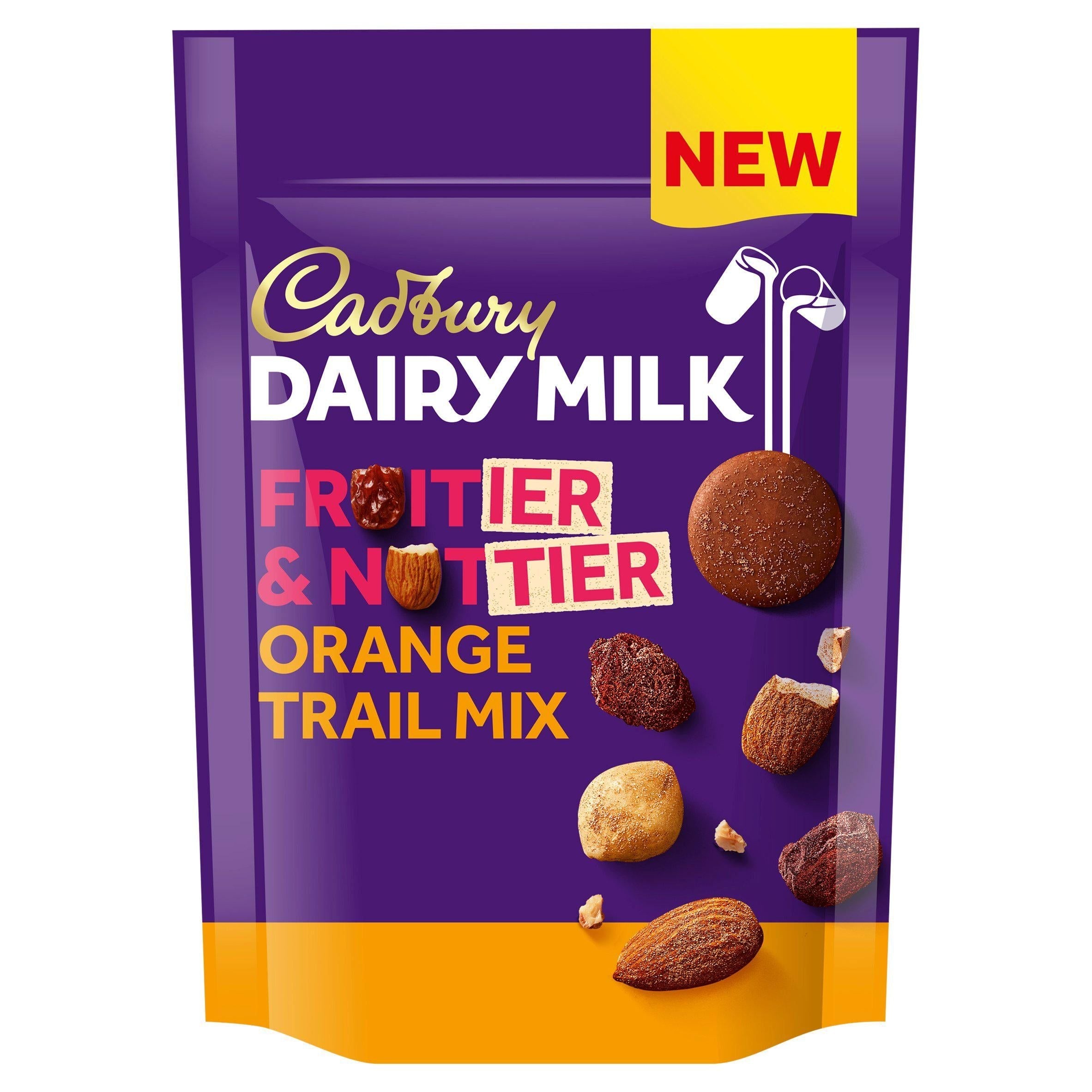 Cadbury Dairy Milk Fruitier &amp;amp; Nuttier Orange Trail Mix 100g