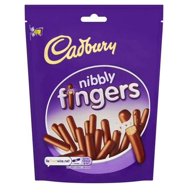 Cadbury Nibbly Chocolate Mini Fingers Biscuits 125g