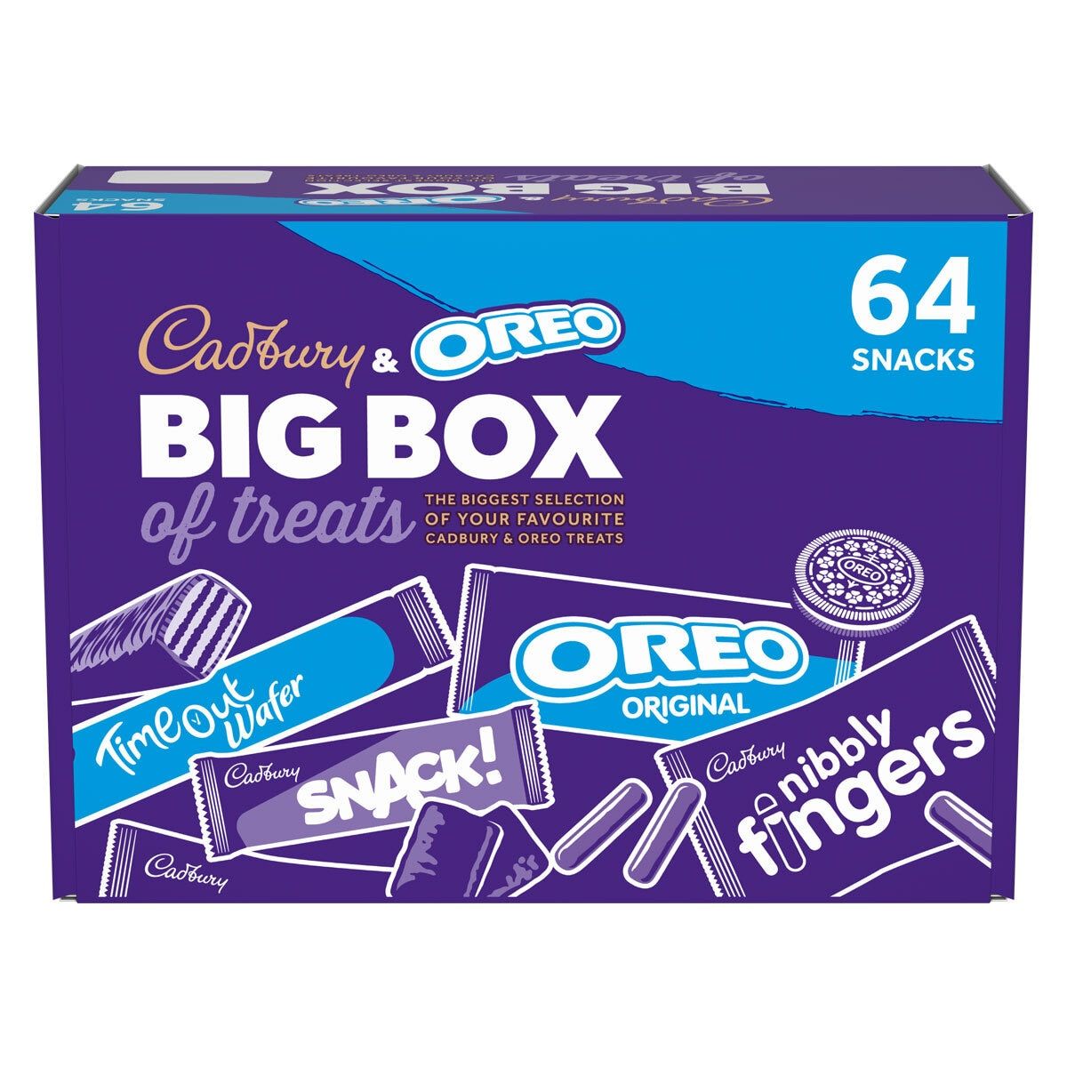 Cadbury &amp;amp; Oreo Big Box Of Treats, 64 Snacks