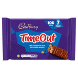 Cadbury Time Out Milk Chocolate Wafer Bar Multipack   7 x 20.2g