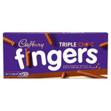 Cadbury Triple Choc Fingers Chocolate Biscuits Default Title