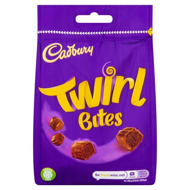 Cadbury Twirl Bites Chocolate Bag