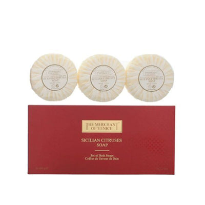Superdrug The Merchant of Venice Sicilian Citruses Soap 3pcs x 100g- Buy online at McGrocer