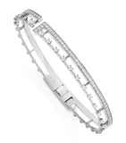 Marli New York white gold diamond bangle, imported from the UK