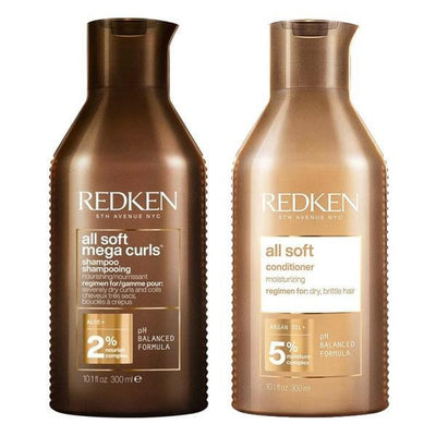 Superdrug Redken All Soft Mega Curl Duo 300ml Shampoo and Conditioner- Buy online at McGrocer
