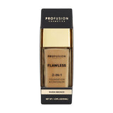 Profusion Cosmetics Flawless 2-in-1 Foundation Warm Bronze, imported from the UK
