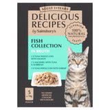 Sainsbury's Delicious Recipes Fish Collection in Broth Adult 1+ Years 5x70g GOODS Sainsburys   