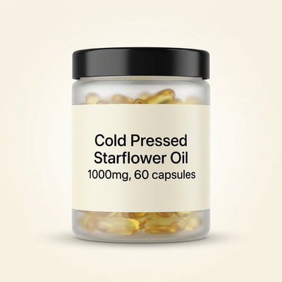 M&S Holland & Barrett Starflower Oil 1000mg with Vitamin B6 Dietary Supplement- Buy online at McGrocer