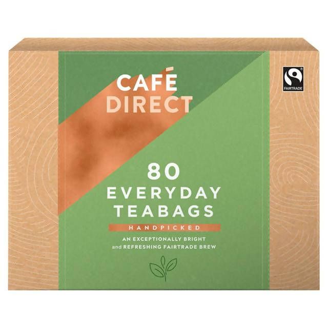 Caf&amp;eacute;direct Everyday Tea Bags Fairtrade x80