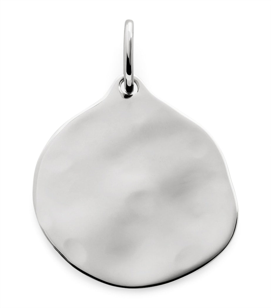 Monica Vinader Siren Muse round pendant 2.3cm, UK version
