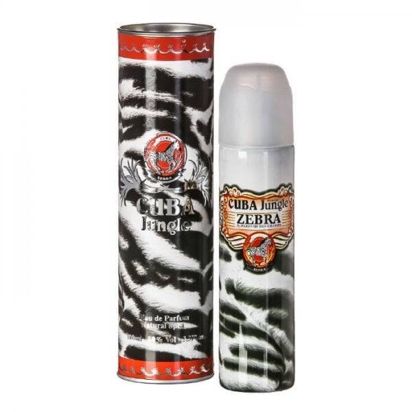 Cuba Paris Jungle Zebra EDP 100ml spray (British brand)
