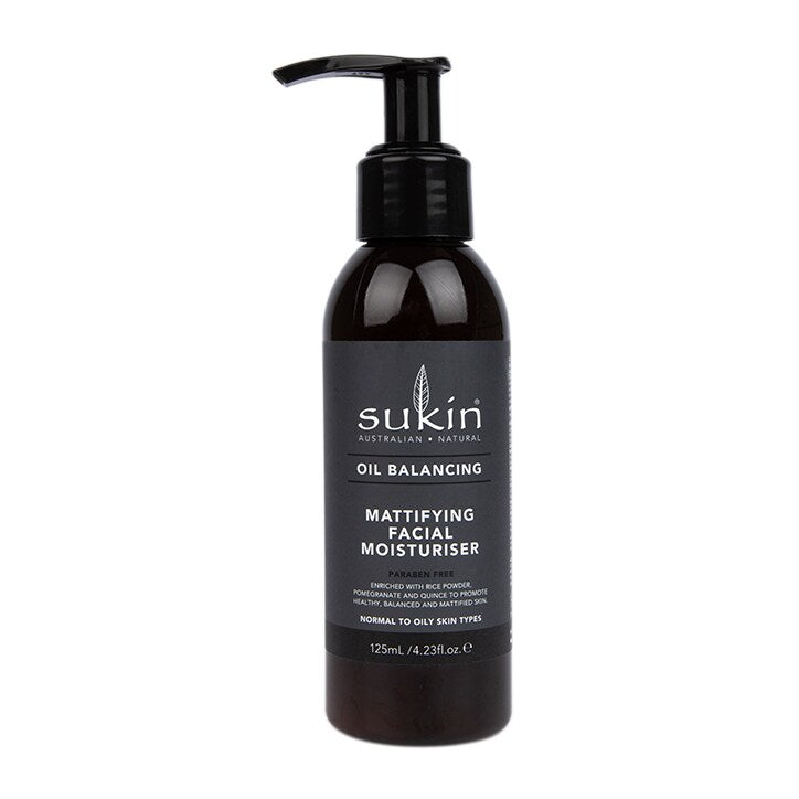 Sukin Oil Balancing Mattifying Facial Moisturiser 125ml