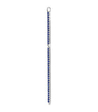 Maria Tash diamond and sapphire eternity bar earring charm 50mm, UK version