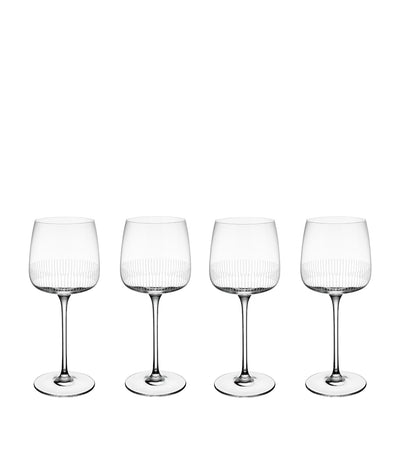 Harrods Villeroy & Boch Crystal Afina Red Wine Glasses (Set of 4)- Buy online at McGrocer
