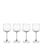 Villeroy & Boch Afina crystal red wine glasses set of 4 (British brand)