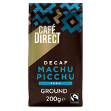 Cafedirect Fairtrade koffeinfri Machu Picchu malt kaffe 200g