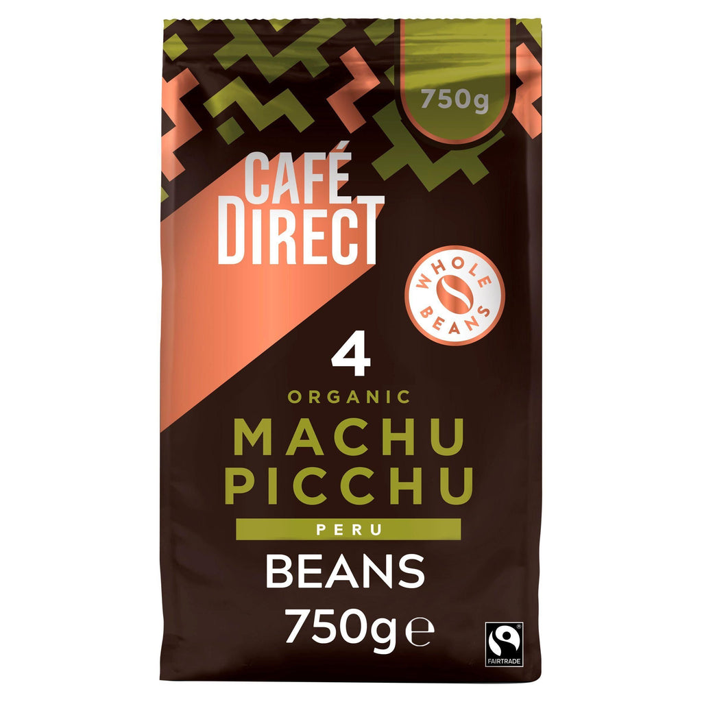 Cafedirect Organic Machu Picchu Peru Coffee Beans 750g