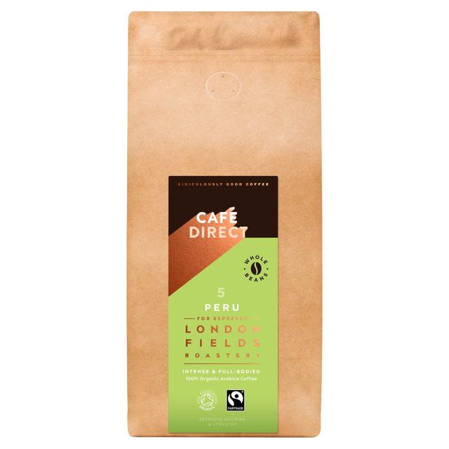 Cafedirect Organic Peru Espresso Coffee Beans