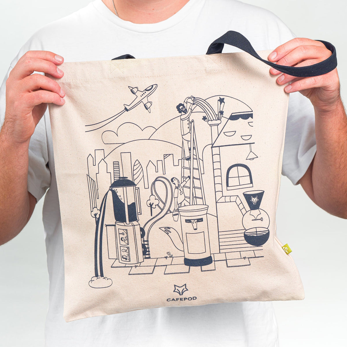 Premium Roastery tote bag, imported from the UK