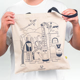 Premium Roastery tote bag, imported from the UK