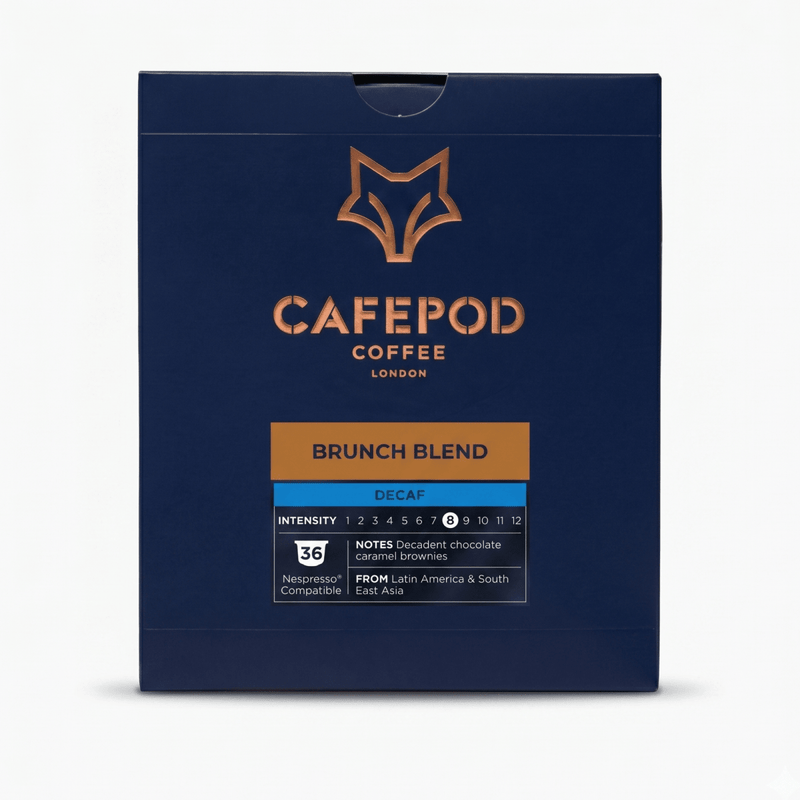 Decaf coffee pods Brunch Blend 36 pack, UK version