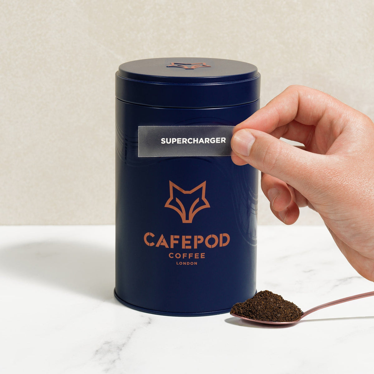 Ground & Bean Blend Sticker Labels Pack for Coffee, UK version