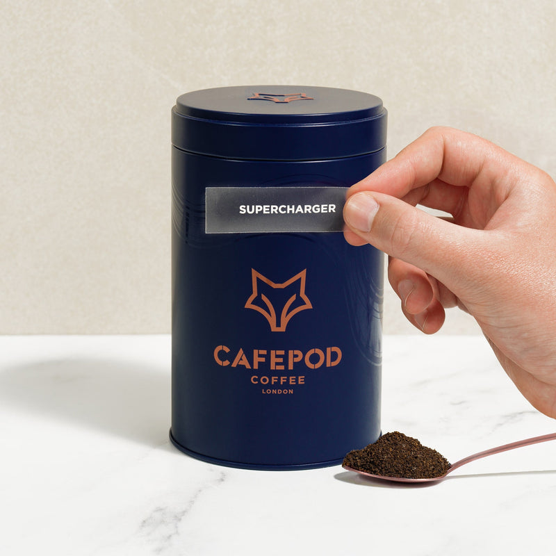 Ground & Bean Blend Sticker Labels Pack for Coffee, UK version
