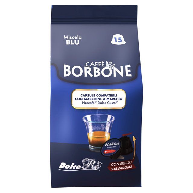 Caffe Borbone Blue Intensity 8 Dolce Gusto Compatible   15 per pack