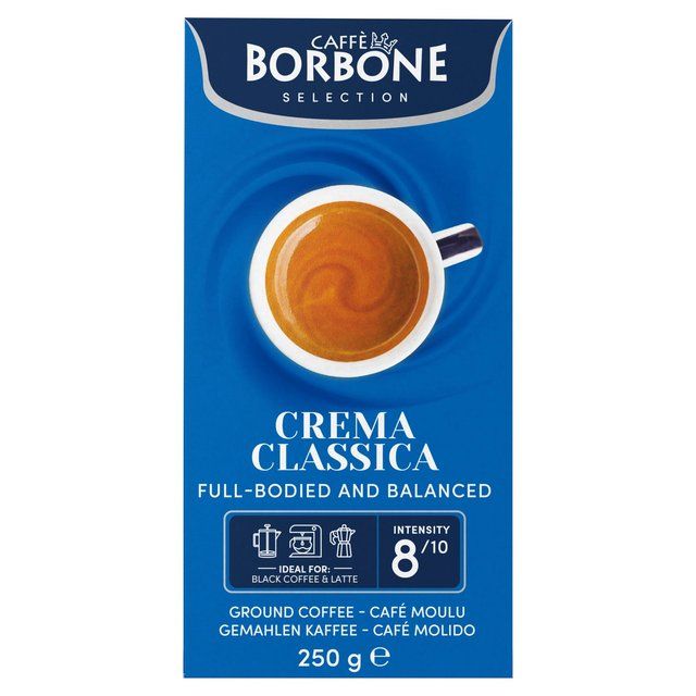 Caffe Borbone Crema Classica Ground Filter Coffee   250g