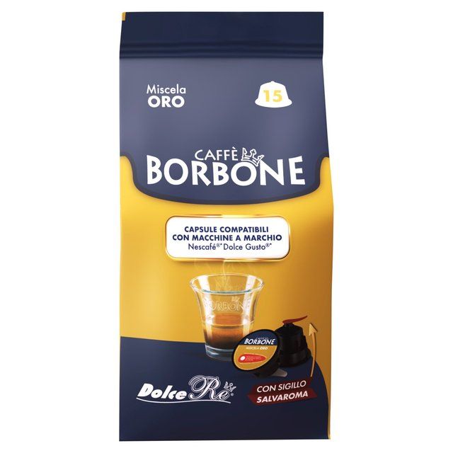 Caffe Borbone Oro Intensity 7 Dolce Gusto Compatible   15 per pack