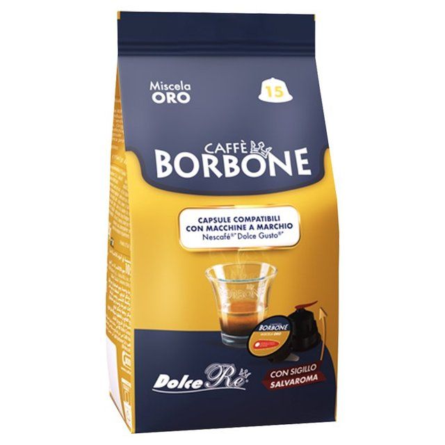 Caffe Borbone Oro Intensity 7 Dolce Gusto Compatible   15 per pack