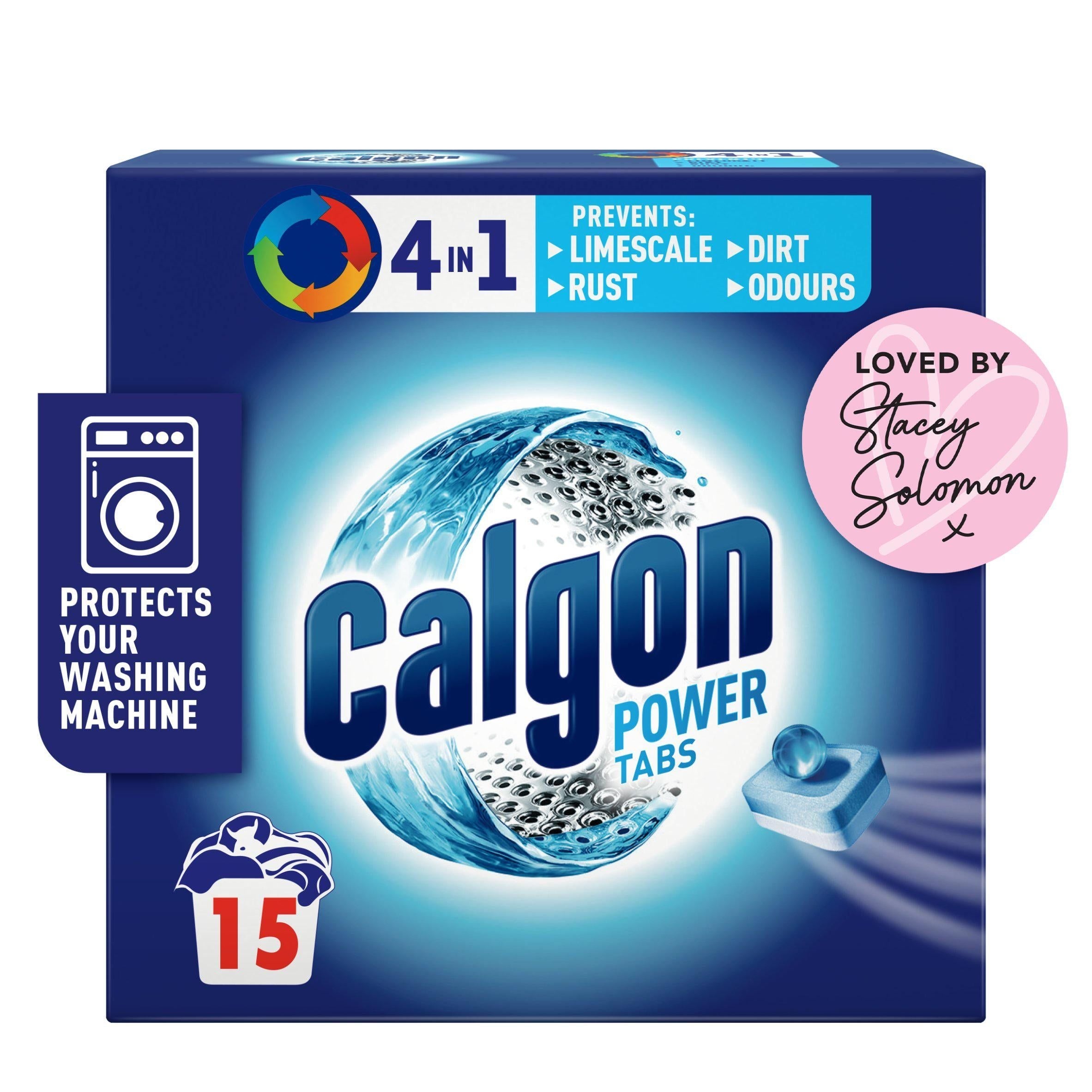 Calgon 4 az 1-ben mosógép tisztító vízlágyító vízkővédő tabletta x15