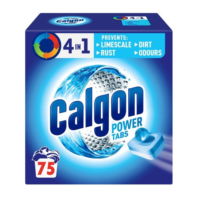 Calgon 4-in-1 Washing Machine Water Softener Tablets   75 per pack