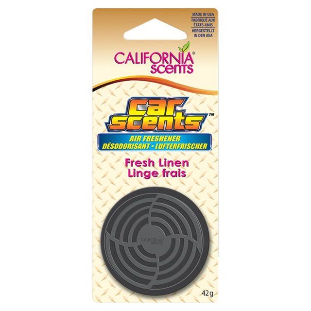 California Scents Car Scents Fresh Linen Car Air Freshener